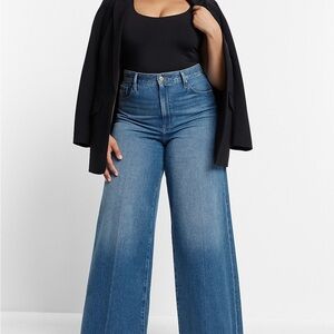 Express Blue Flare & Wide Leg Jeans